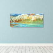 海王星の馬 キャンバスプリント (インサイチュ (ウッドフロア))