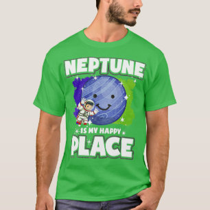 海王星は私の幸福な場所だ Tシャツ