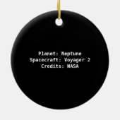 海王星セラミックオーナメント セラミックオーナメント (裏面)