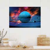 海王星プリント ポスター (キッチン)