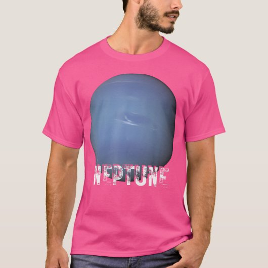 海王星太陽の系宇宙天文学 Tシャツ (正面)