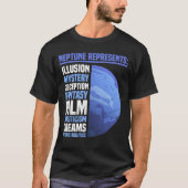 海王星宇宙論惑星宇宙愛好家 Tシャツ (正面)
