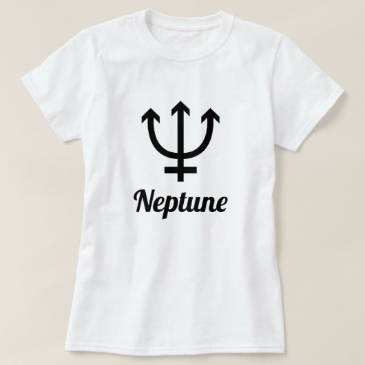 海王星記号 Tシャツ (デザイン正面)