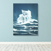 海王星 キャンバスプリント (インサイチュ (ウッドフロア))