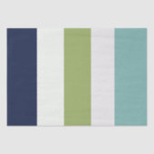 海王星、シーシェル、グリーンとネイビーストライプズ 薄葉紙 (正面)