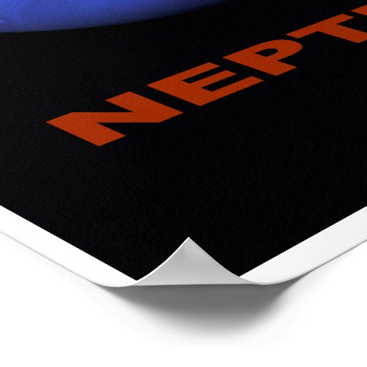 海王星 ポスター (角)