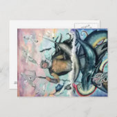 海王星 ポストカード (正面/裏面)