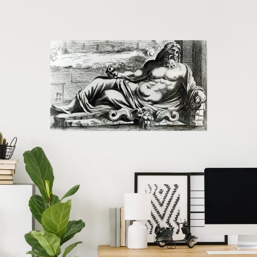 海王星， c.1653 ポスター (ホームオフィス)