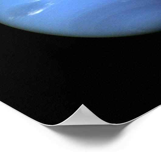 海王星NASA ポスター (角)