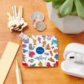 海生動物のカラフル海キャラクター キーホルダー