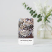 海産のフグ旅行代理店の専門家 名刺 (スタンド正面)