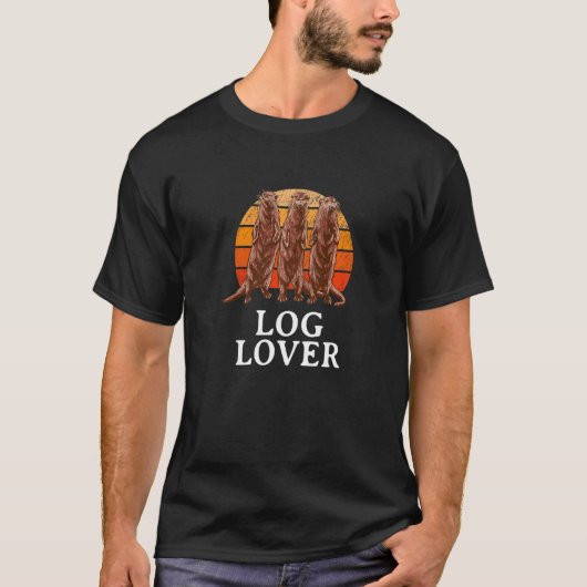 海産動物の船上生物の船上オーター Tシャツ (正面)