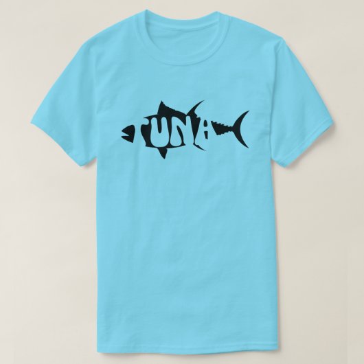 海産魚まぐろ Tシャツ (デザイン正面)