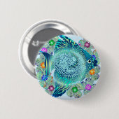 海産魚水族館 缶バッジ (正面&裏面)