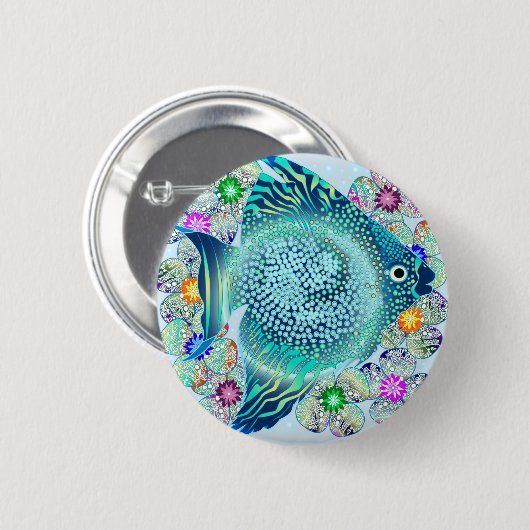 海産魚水族館 缶バッジ (正面&裏面)