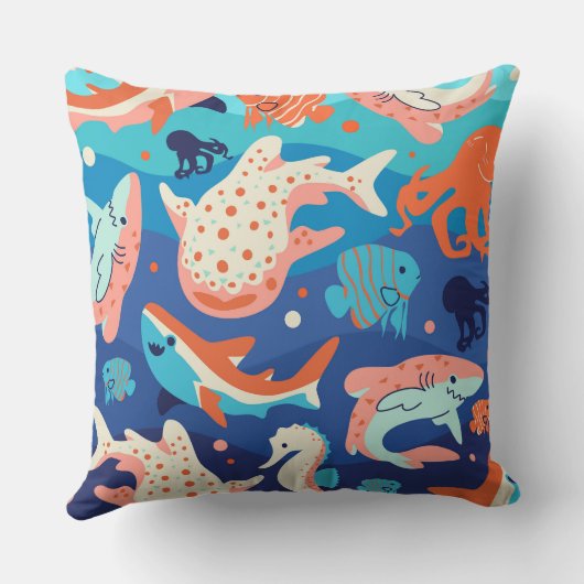 海疑問に思 クッション (裏面)