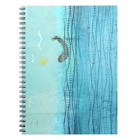 海疑問に思 – スパイラルフォトノートブック ノートブック (正面)