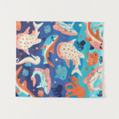 海疑問に思 タペストリー (正面(横))