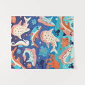 海疑問に思 タペストリー (正面(横))