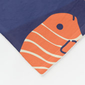 海疑問に思 フリースブランケット (角)