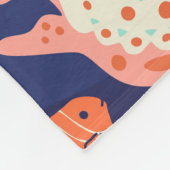 海疑問に思 フリースブランケット (角)