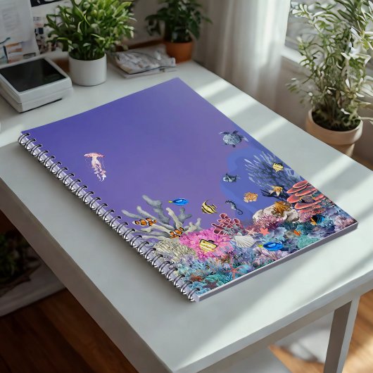 海疑問に思：波の下の旅 ノートブック