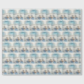 海砂の白い貝殻 ラッピングペーパー (フラット)