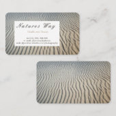 海砂の背景にテクスチャを設定した名刺 名刺 (正面/裏面)