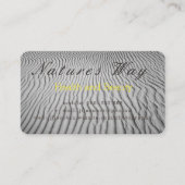 海砂の背景にテクスチャを設定した名刺 名刺 (正面)