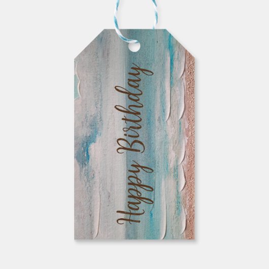 海砂テクスチャ ギフトタグ (裏面)