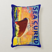 海硬ブランドのレモンのクラートラベル アクセントクッション (正面(垂直))