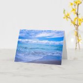海空とインスパイア引用文 カード (黄色い花)
