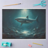 海素晴らしデコパージュのホワイトシャーク底 薄葉紙 (クラフト)