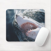 海素晴らし上の白いサメ マウスパッド (マウス)