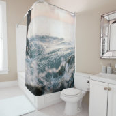 海素晴らし波 |最高の自然愛好家へのプレゼント シャワーカーテン (インサイチュ)