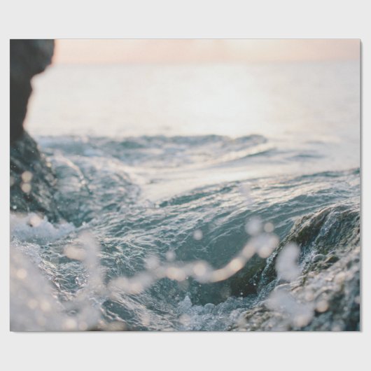 海素晴らし波 |最高の自然愛好家へのプレゼント ラッピングペーパー (フラット)
