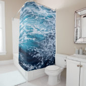 海素晴らし波 |海最高の愛者への贈り物 シャワーカーテン (インサイチュ)