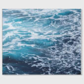 海素晴らし波 |海最高の愛者への贈り物 ラッピングペーパー (フラット)