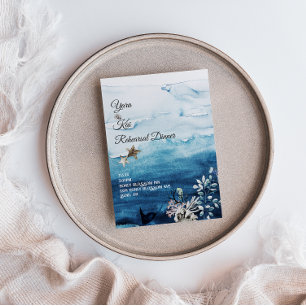 海素朴リハーサルディナー招待状 招待状