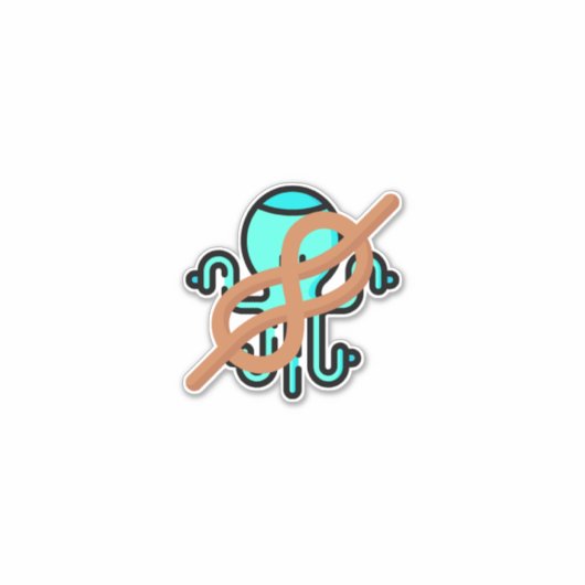 海結び シール (正面)