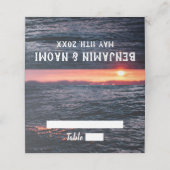 海結婚サンセット座席表 プレイスカード (外部開封)