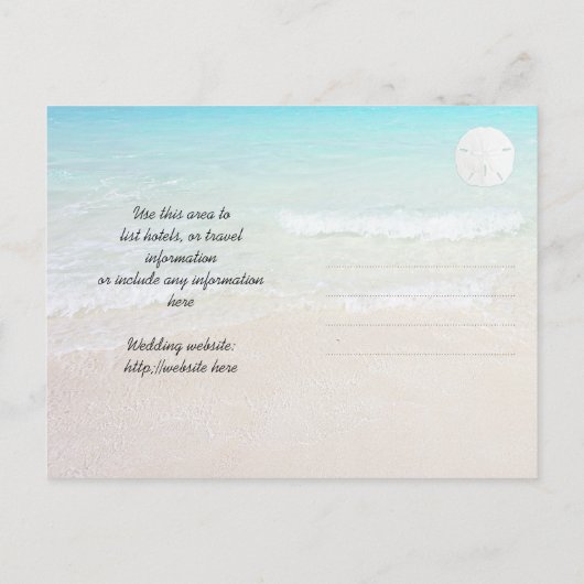 海結婚婚発表はがき 案内ポストカード (裏面)