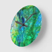 海結晶2 ラウンド壁時計 (傾斜)