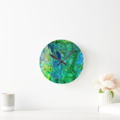 海結晶2 ラウンド壁時計 (ホーム)