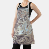 海絵画抽象芸術 |最高のモダン抽象芸術 エプロン (インサイチュ)