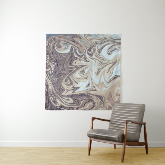 海絵画抽象芸術 |最高のモダン抽象芸術 タペストリー (インサイチュ)