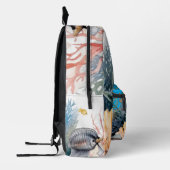 海絵画水槽 プリントバックパック (左)