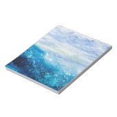 海絵画波の泡 ノートパッド (回転)