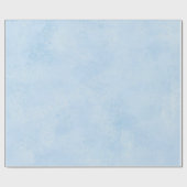 海綿で洗われた淡いブルー ラッピングペーパー (フラット)