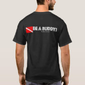 海綿の上のカサゴ Tシャツ (裏面)